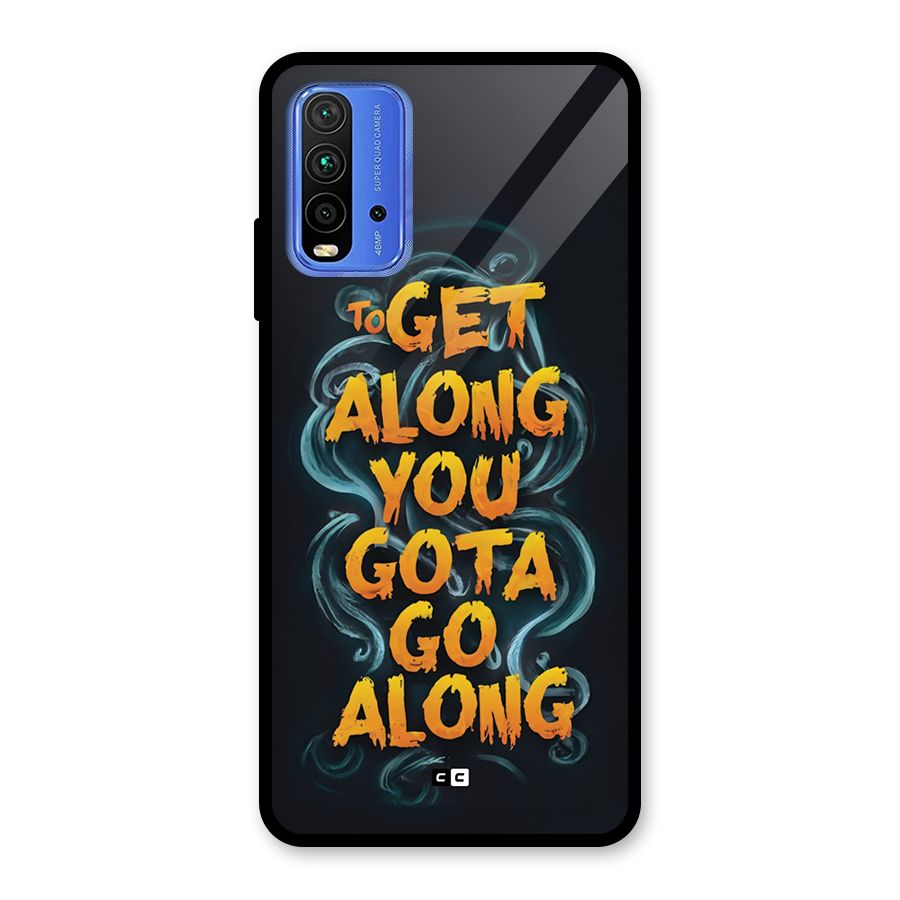 Gota Go Along Glass Back Case for Redmi 9 Power