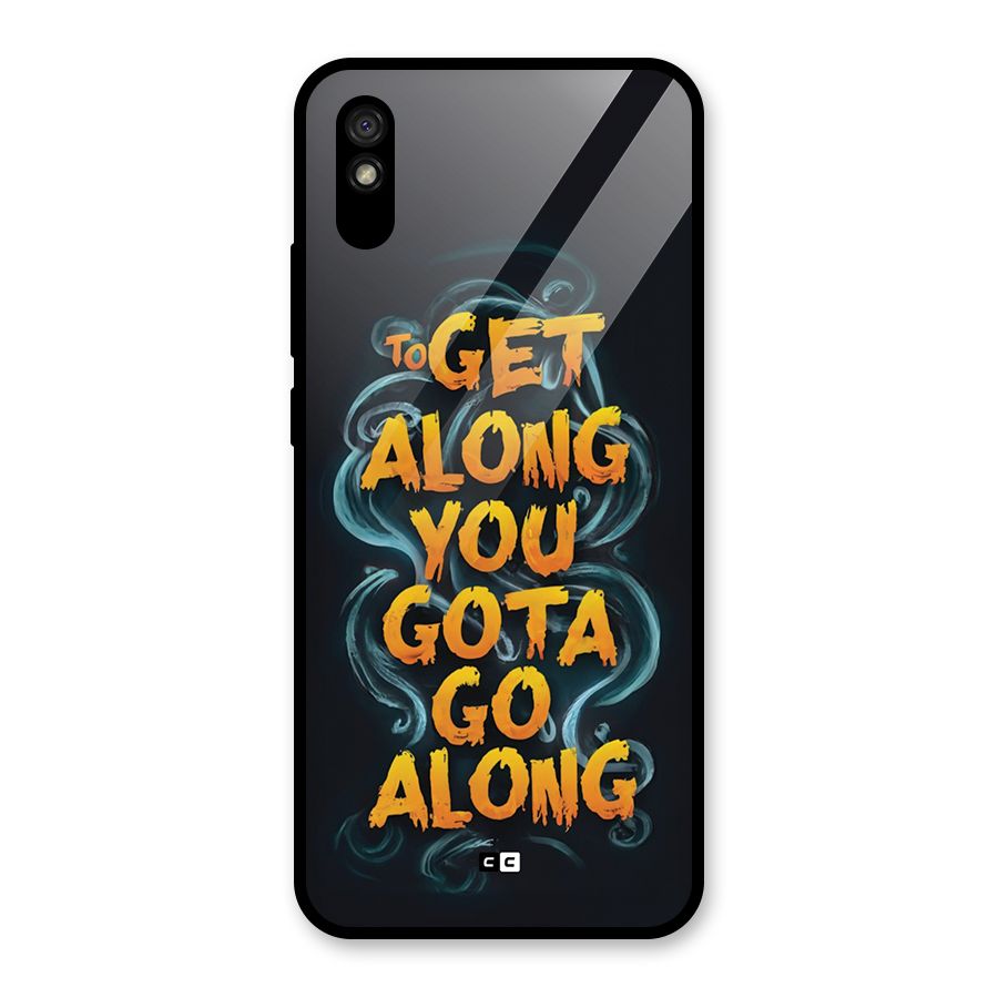 Gota Go Along Glass Back Case for Redmi 9i