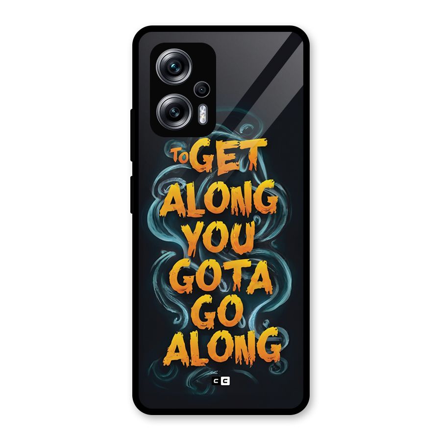 Gota Go Along Glass Back Case for Redmi K50i