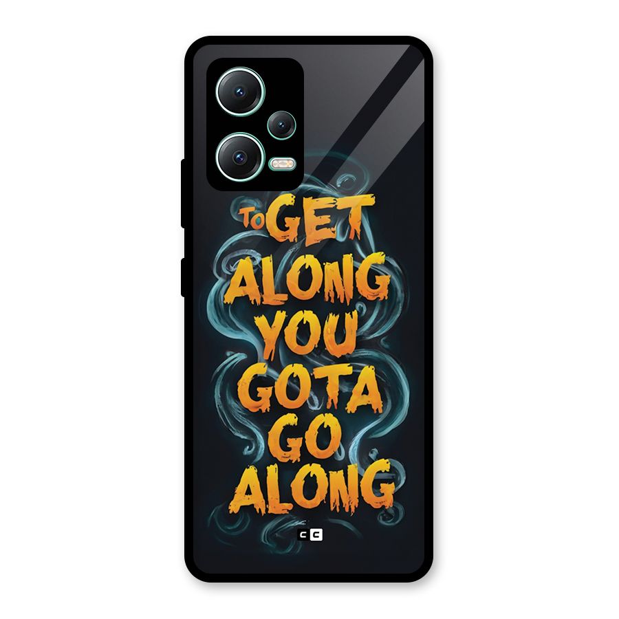 Gota Go Along Glass Back Case for Redmi Note 12 5G