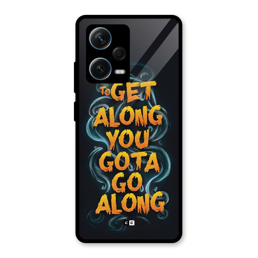 Gota Go Along Glass Back Case for Redmi Note 12 Pro Plus 5G