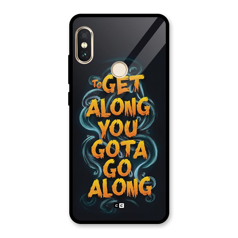 Gota Go Along Glass Back Case for Redmi Note 5 Pro
