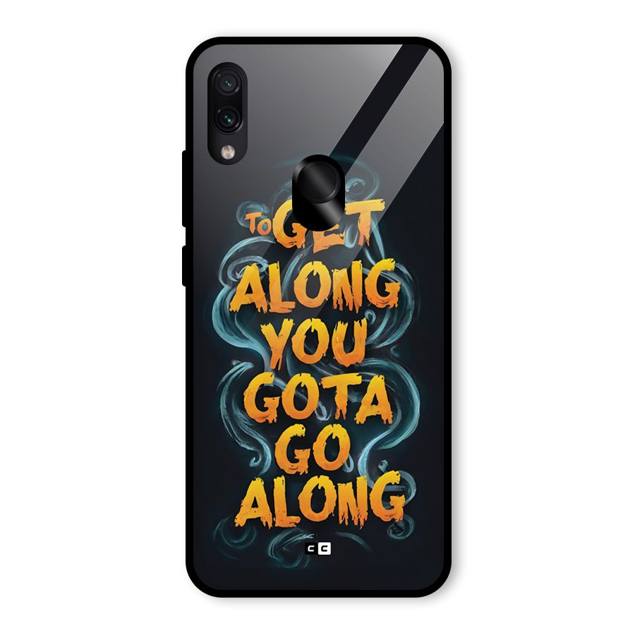 Gota Go Along Glass Back Case for Redmi Note 7 Pro