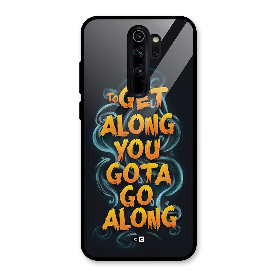 Gota Go Along Glass Back Case for Redmi Note 8 Pro