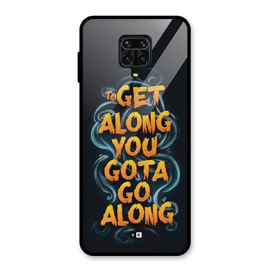 Gota Go Along Glass Back Case for Redmi Note 9 Pro