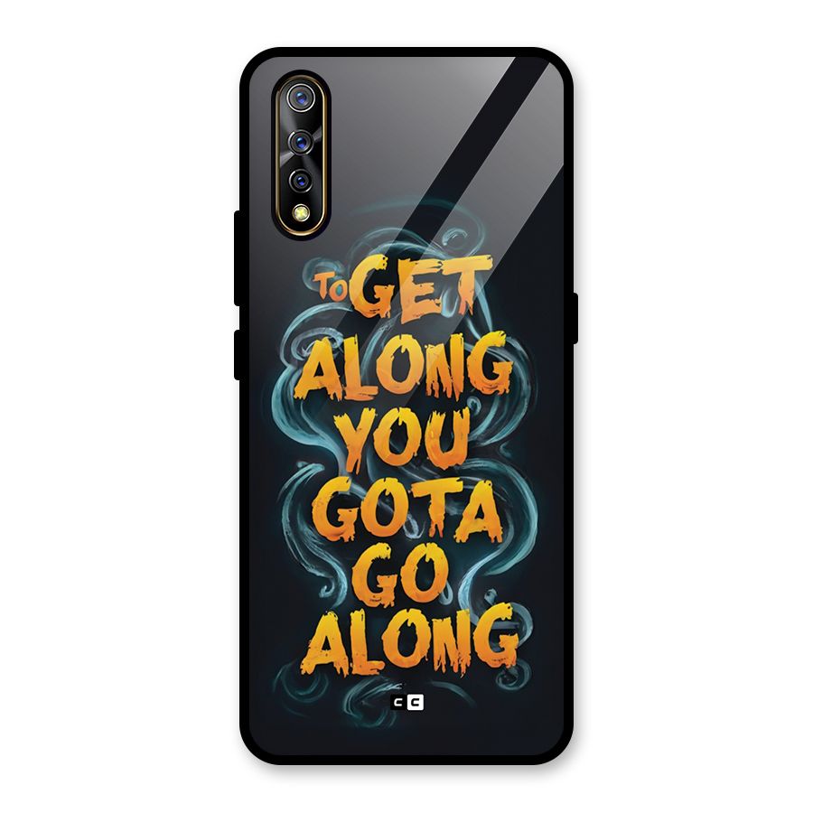 Gota Go Along Glass Back Case for Vivo S1