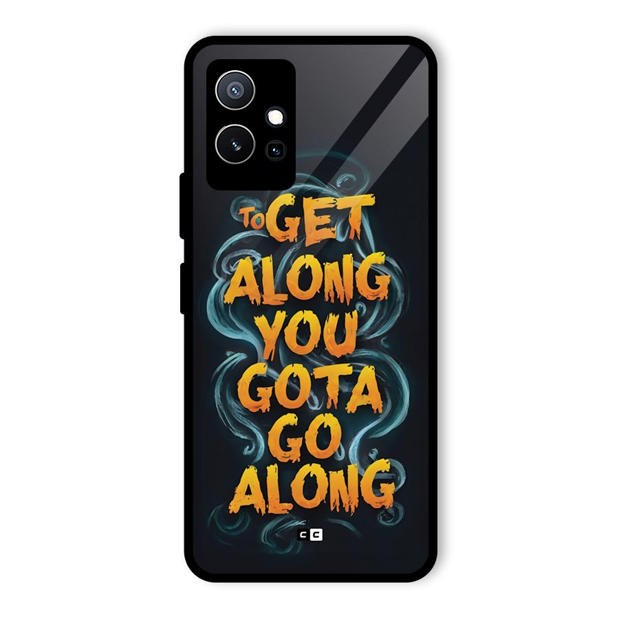 Gota Go Along Glass Back Case for Vivo T1 5G