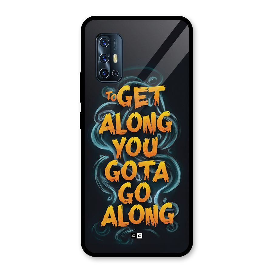 Gota Go Along Glass Back Case for Vivo V17