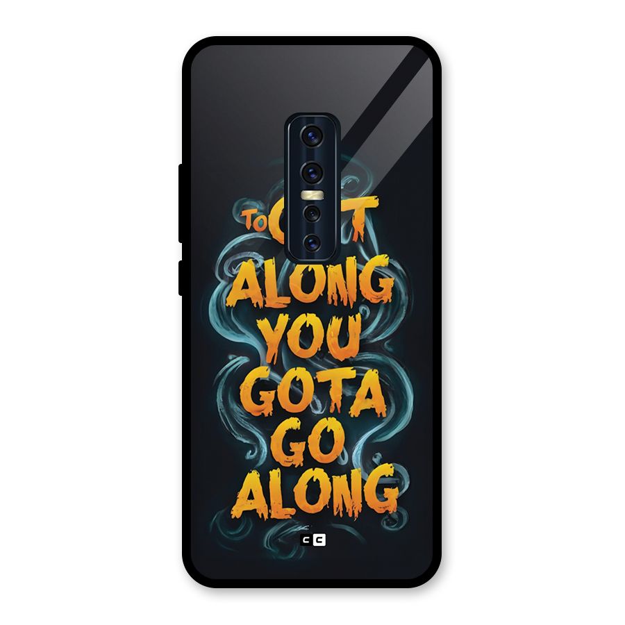 Gota Go Along Glass Back Case for Vivo V17 Pro