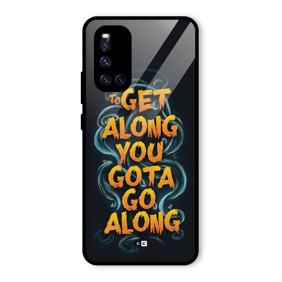 Gota Go Along Glass Back Case for Vivo V19