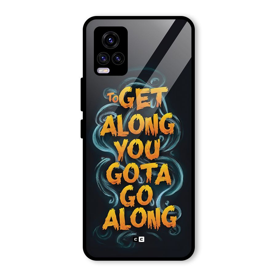 Gota Go Along Glass Back Case for Vivo V20