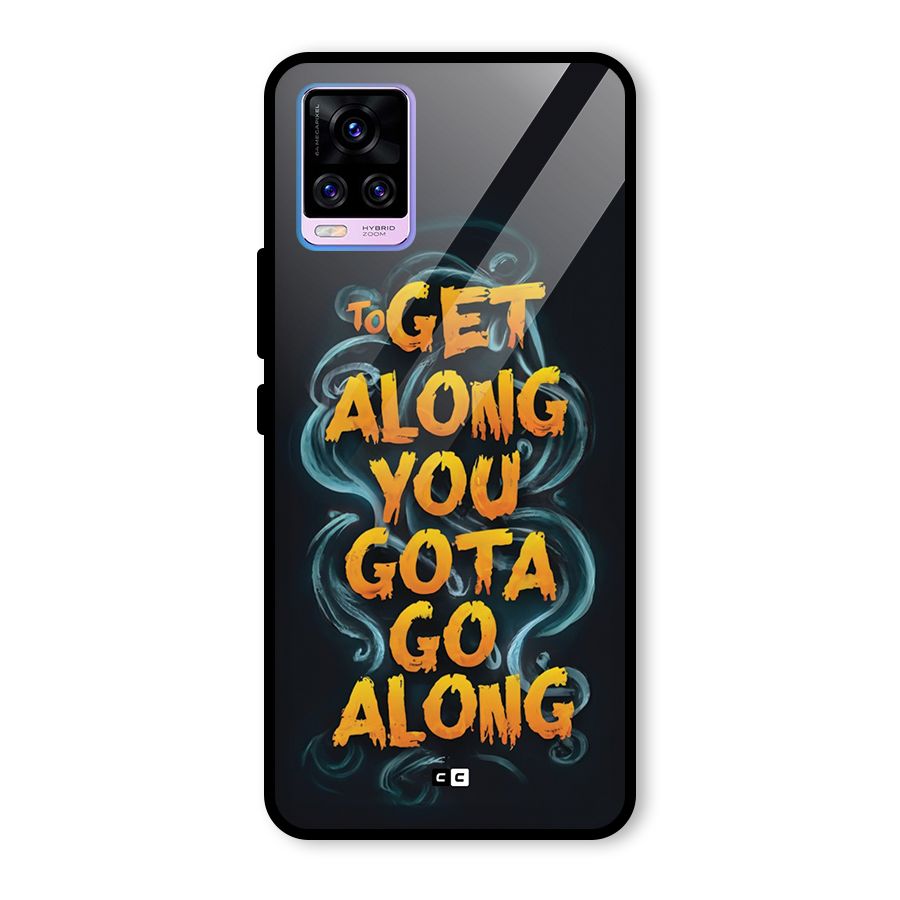 Gota Go Along Glass Back Case for Vivo V20 Pro