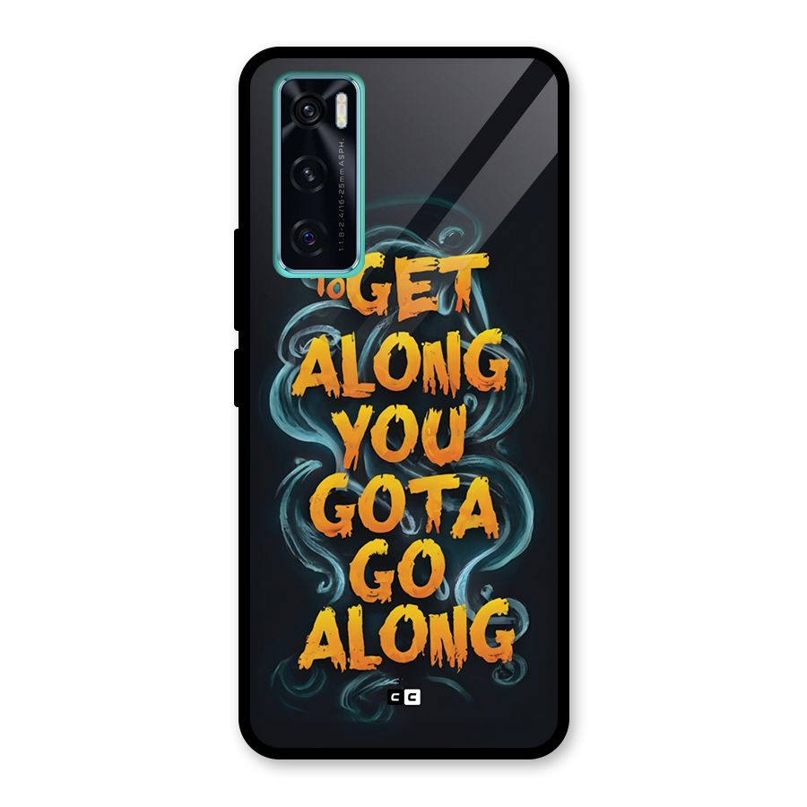 Gota Go Along Glass Back Case for Vivo V20 SE