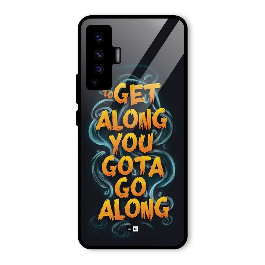 Gota Go Along Glass Back Case for Vivo X50