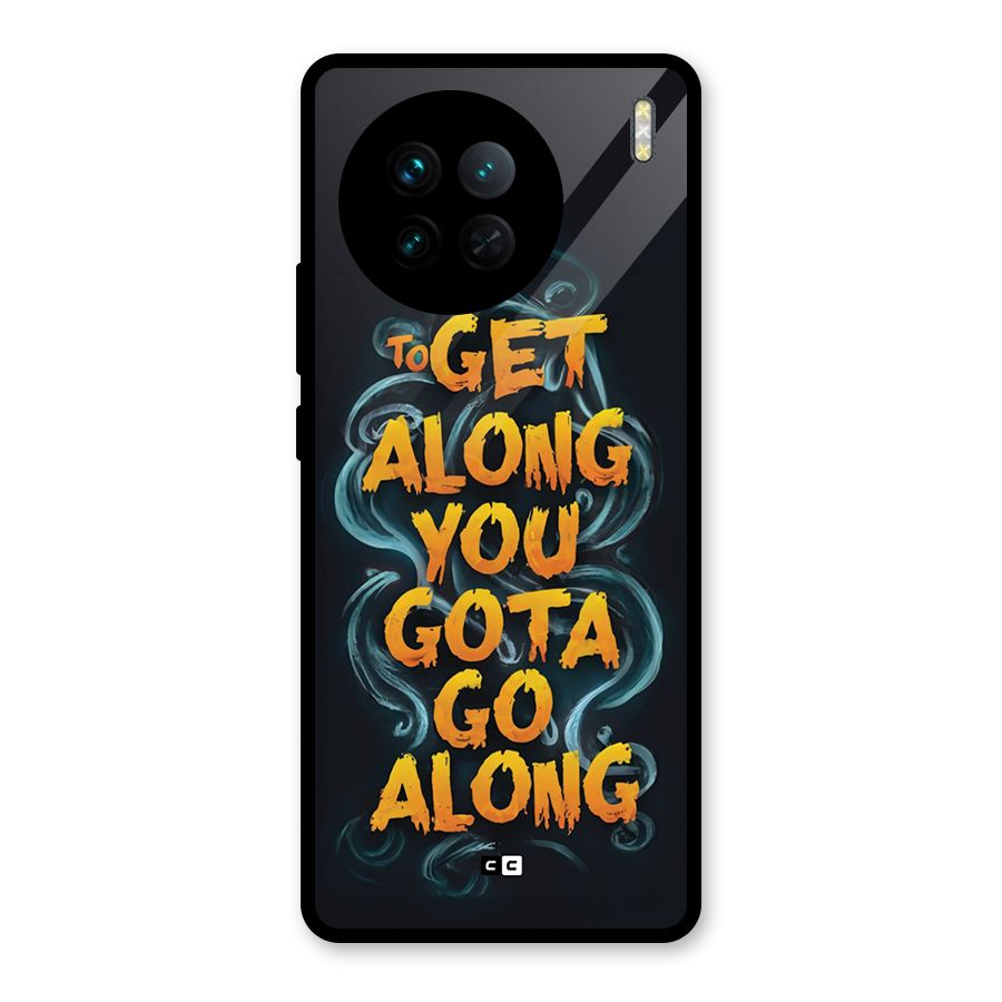 Gota Go Along Glass Back Case for Vivo X90