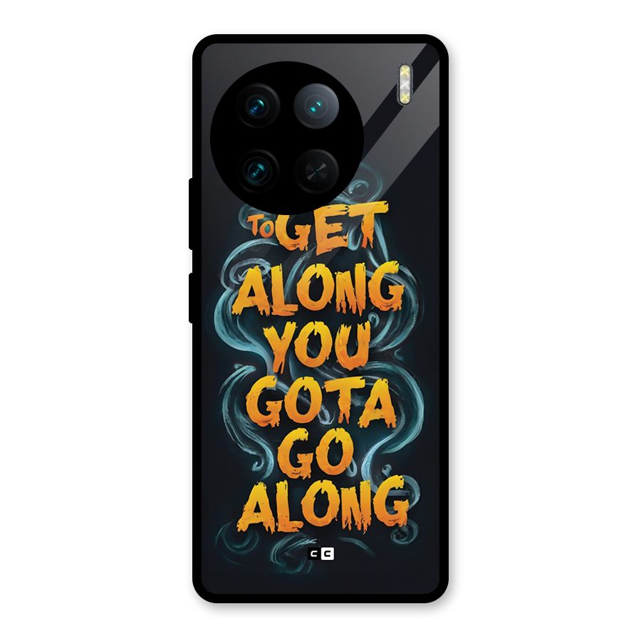 Gota Go Along Glass Back Case for Vivo X90 Pro