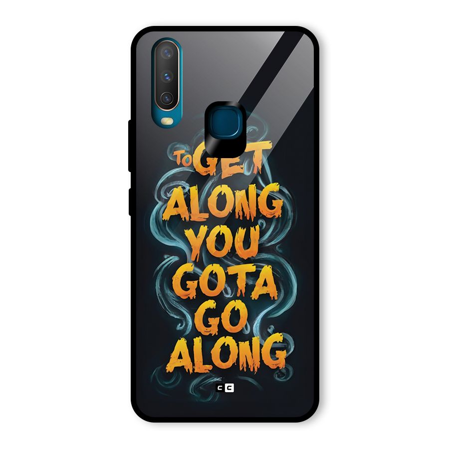 Gota Go Along Glass Back Case for Vivo Y17