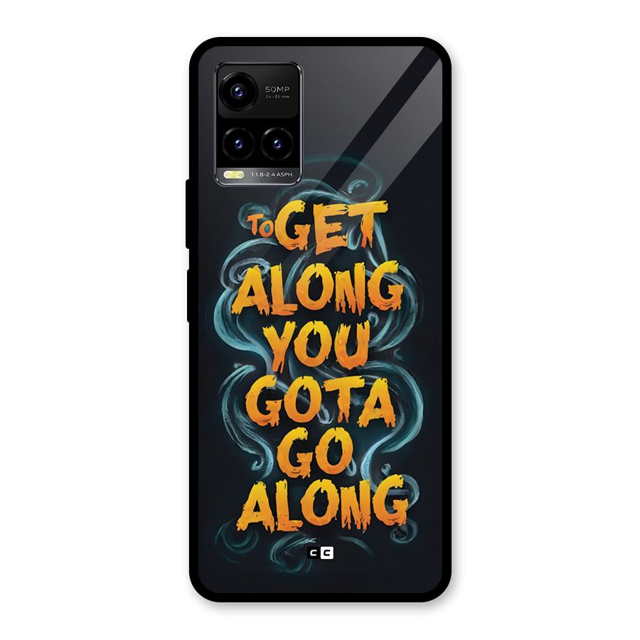 Gota Go Along Glass Back Case for Vivo Y21T