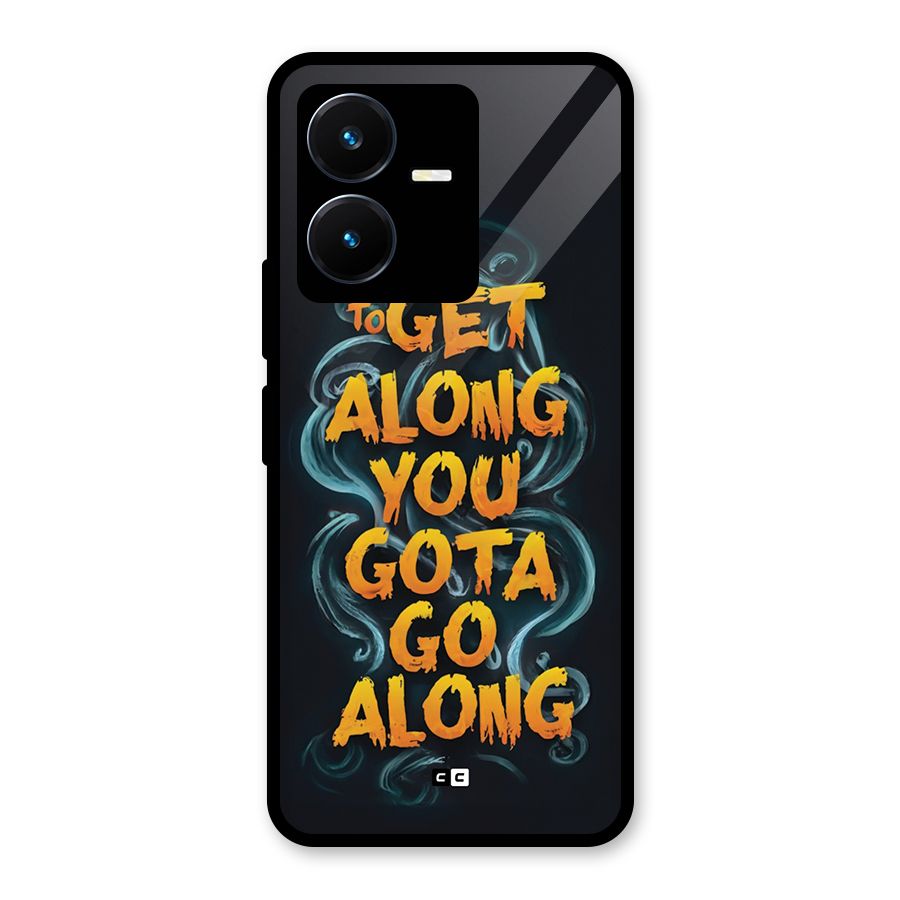 Gota Go Along Glass Back Case for Vivo Y22s