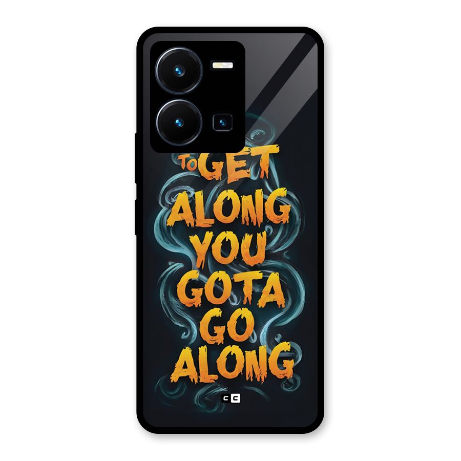 Gota Go Along Glass Back Case for Vivo Y35
