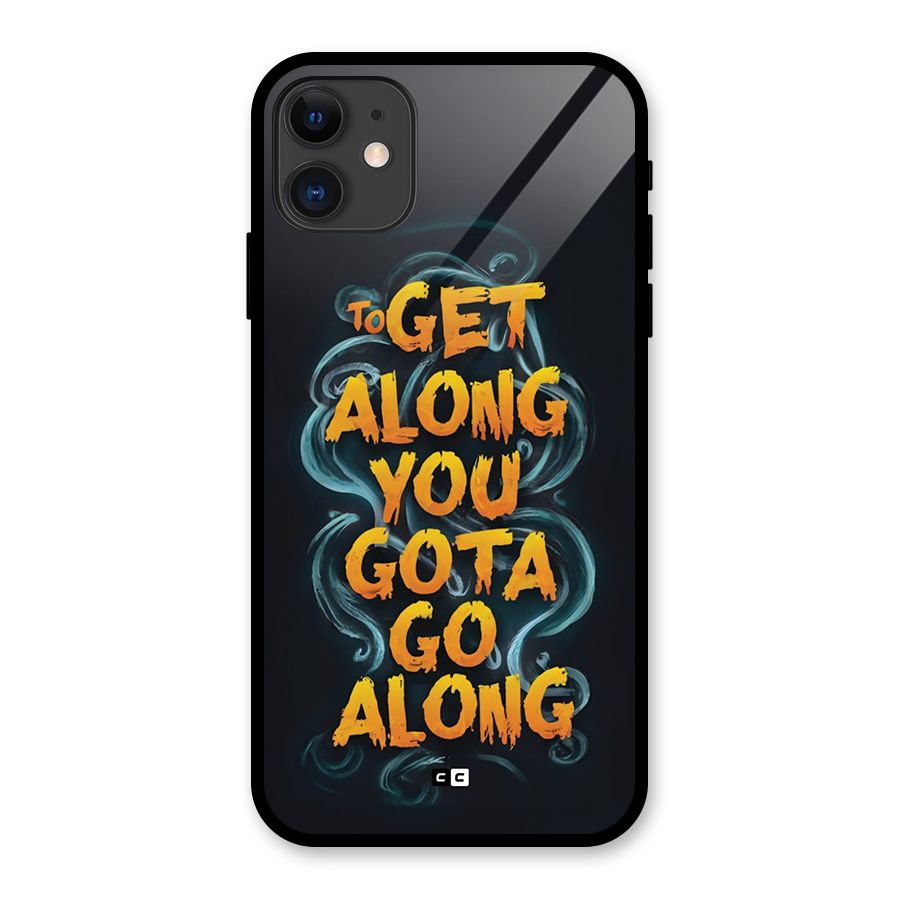 Gota Go Along Glass Back Case for iPhone 11