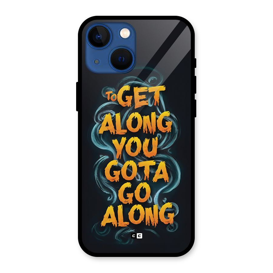 Gota Go Along Glass Back Case for iPhone 13 Mini