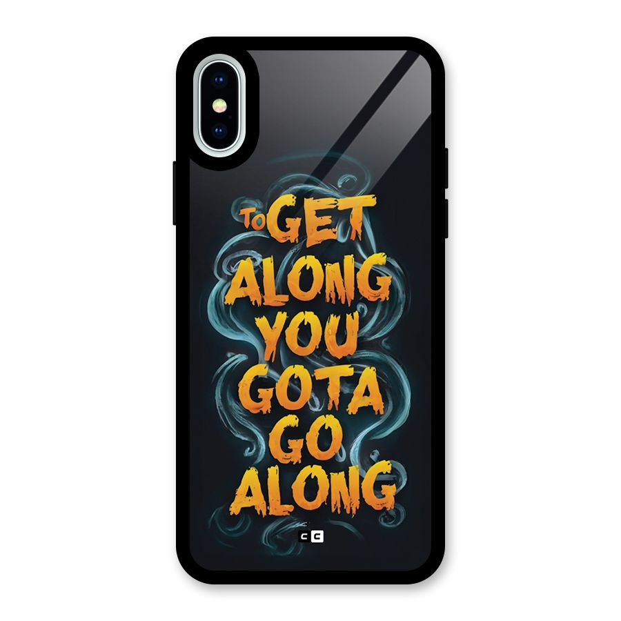Gota Go Along Glass Back Case for iPhone XS