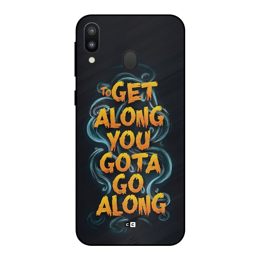 Gota Go Along Metal Back Case for Galaxy M20