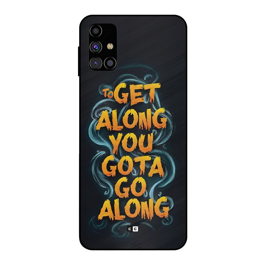 Gota Go Along Metal Back Case for Galaxy M31s