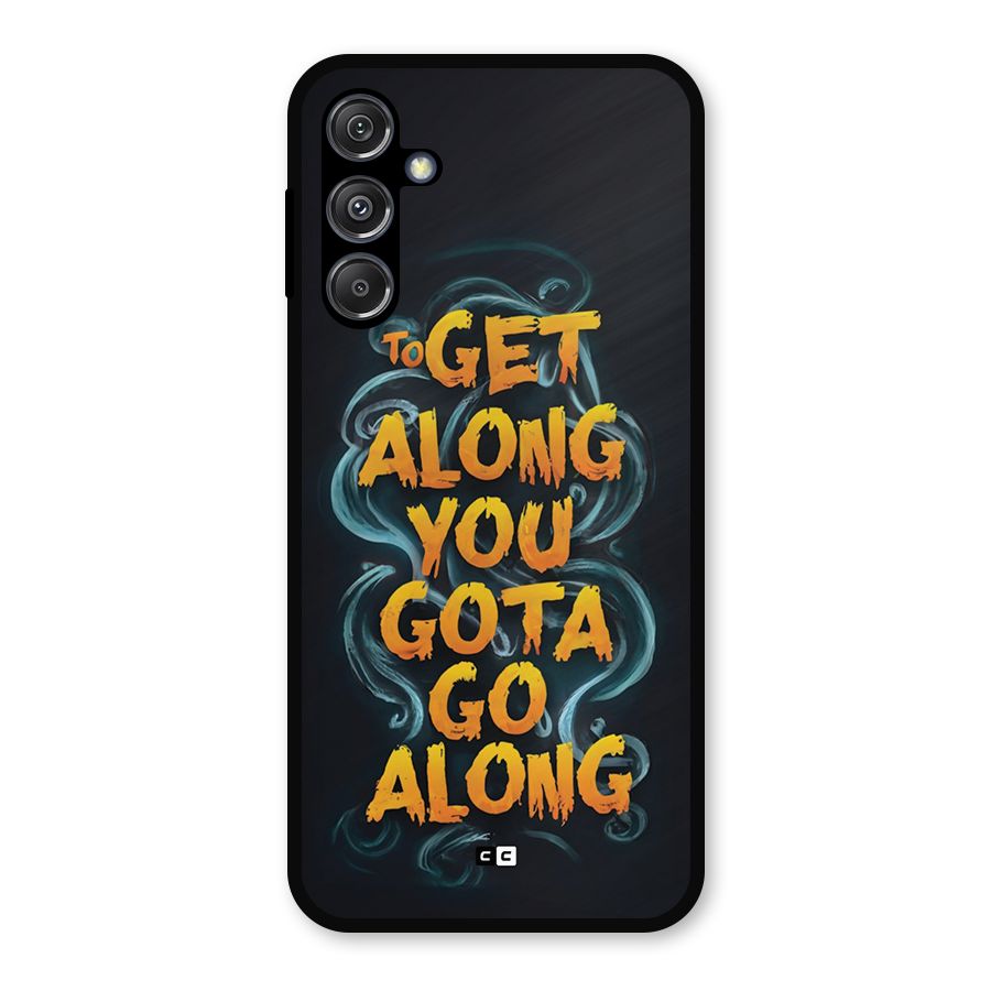 Gota Go Along Metal Back Case for Galaxy M34 5G