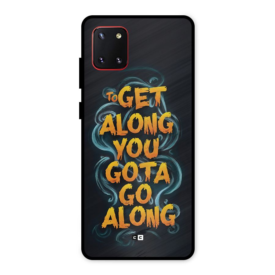 Gota Go Along Metal Back Case for Galaxy Note 10 Lite