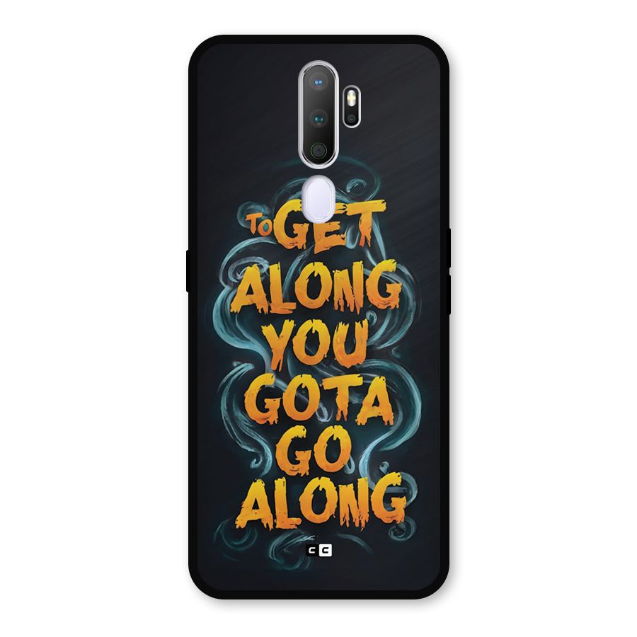 Gota Go Along Metal Back Case for Oppo A5 (2020)