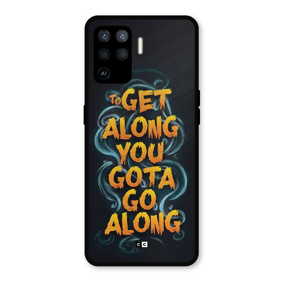 Gota Go Along Metal Back Case for Oppo F19 Pro