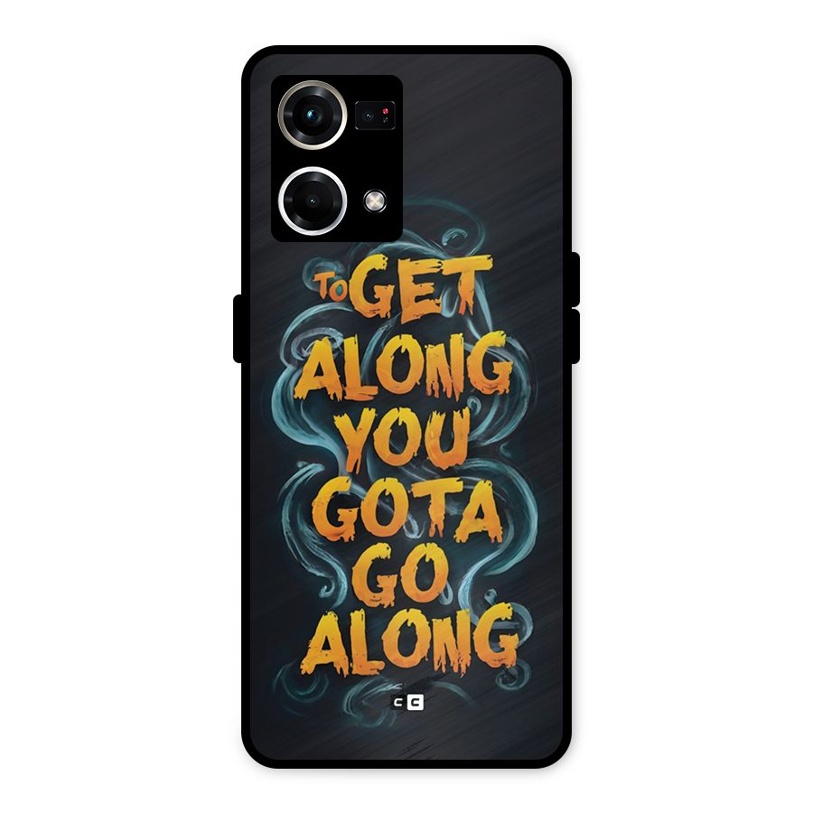 Gota Go Along Metal Back Case for Oppo F21s Pro 4G