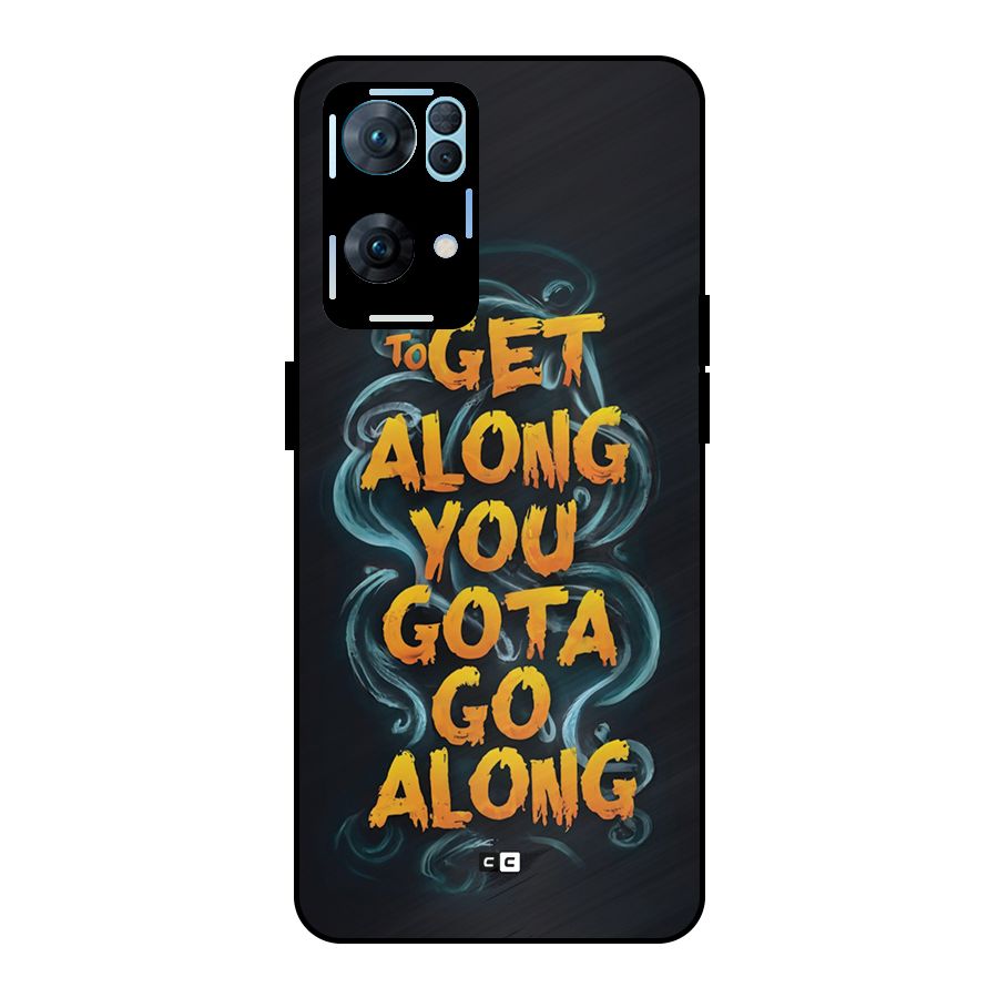 Gota Go Along Metal Back Case for Oppo Reno7 Pro 5G