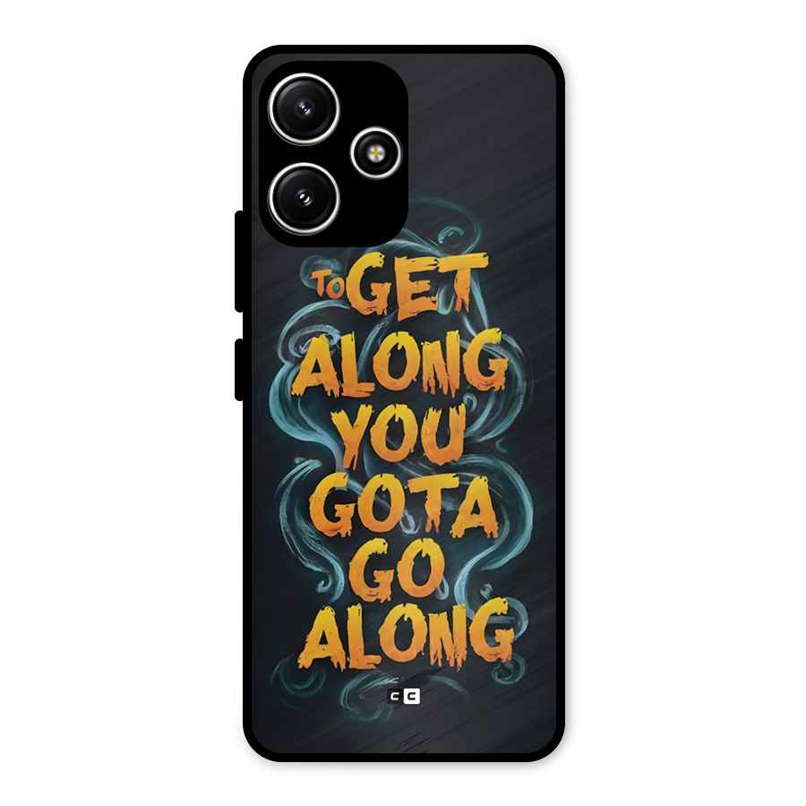Gota Go Along Metal Back Case for Poco M6 Pro