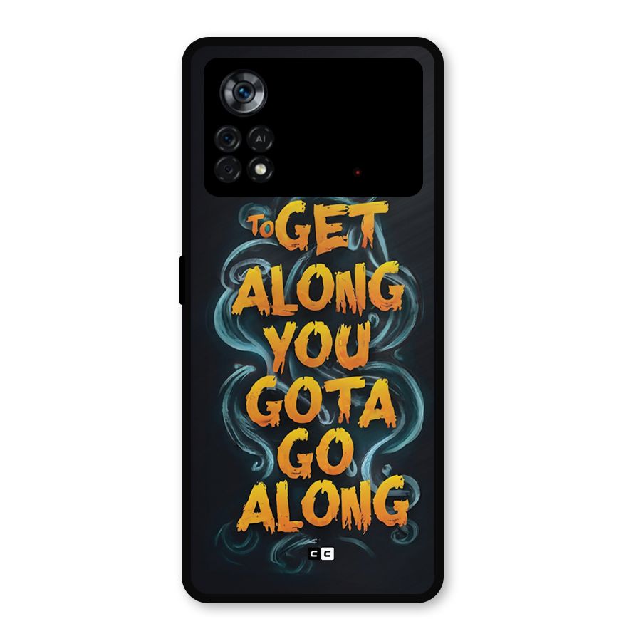 Gota Go Along Metal Back Case for Poco X4 Pro 5G
