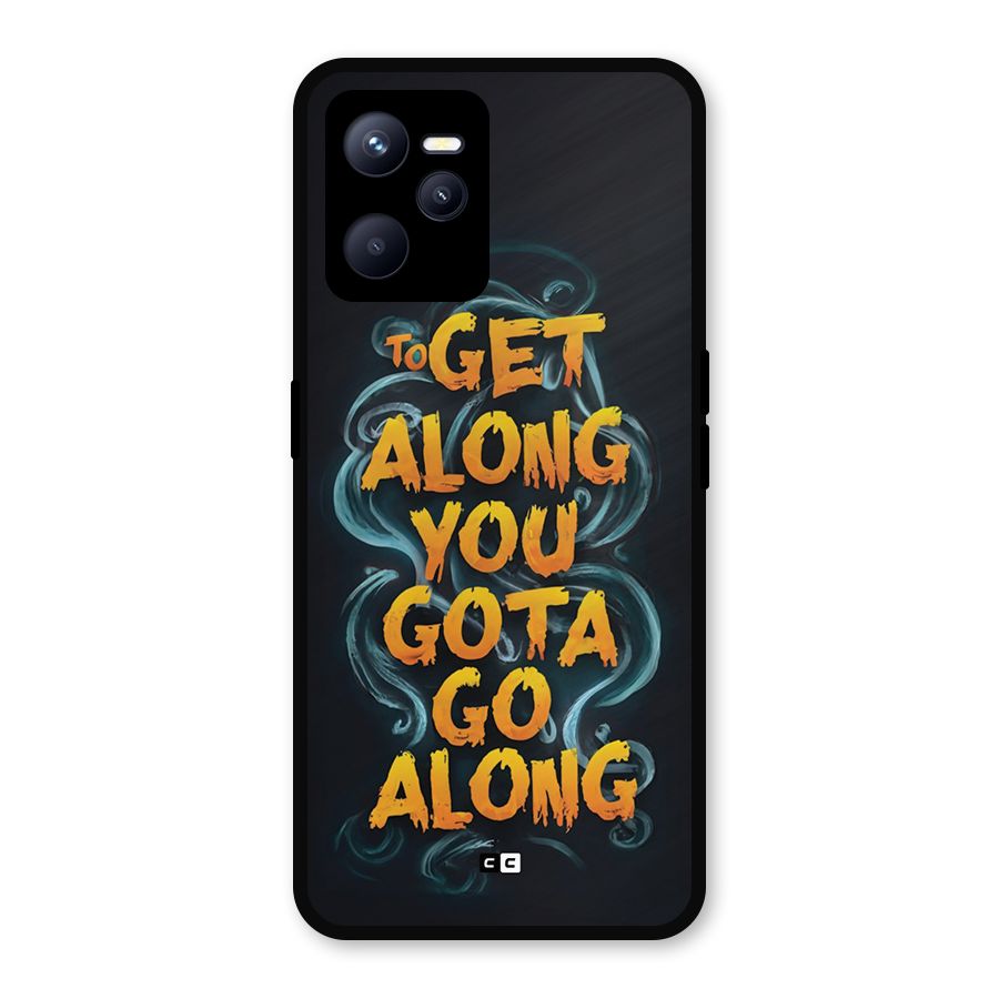Gota Go Along Metal Back Case for Realme C35
