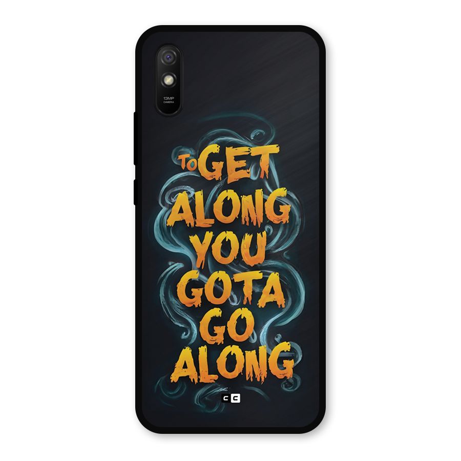 Gota Go Along Metal Back Case for Redmi 9a