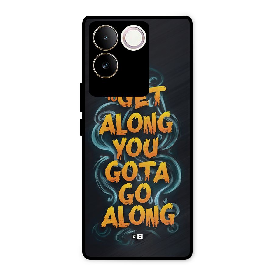 Gota Go Along Metal Back Case for Vivo T2 Pro