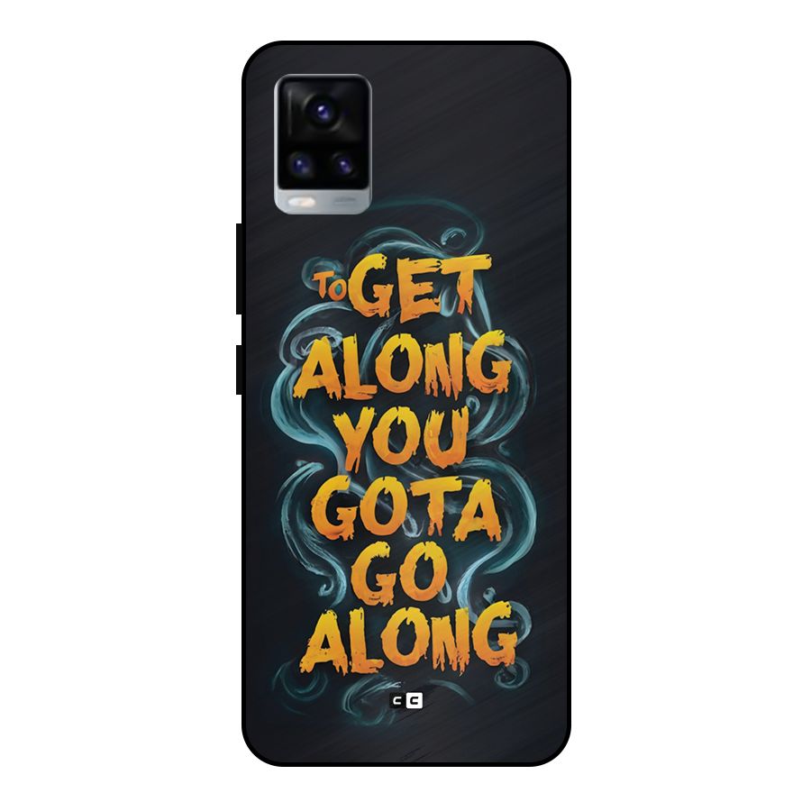 Gota Go Along Metal Back Case for Vivo V20 2021