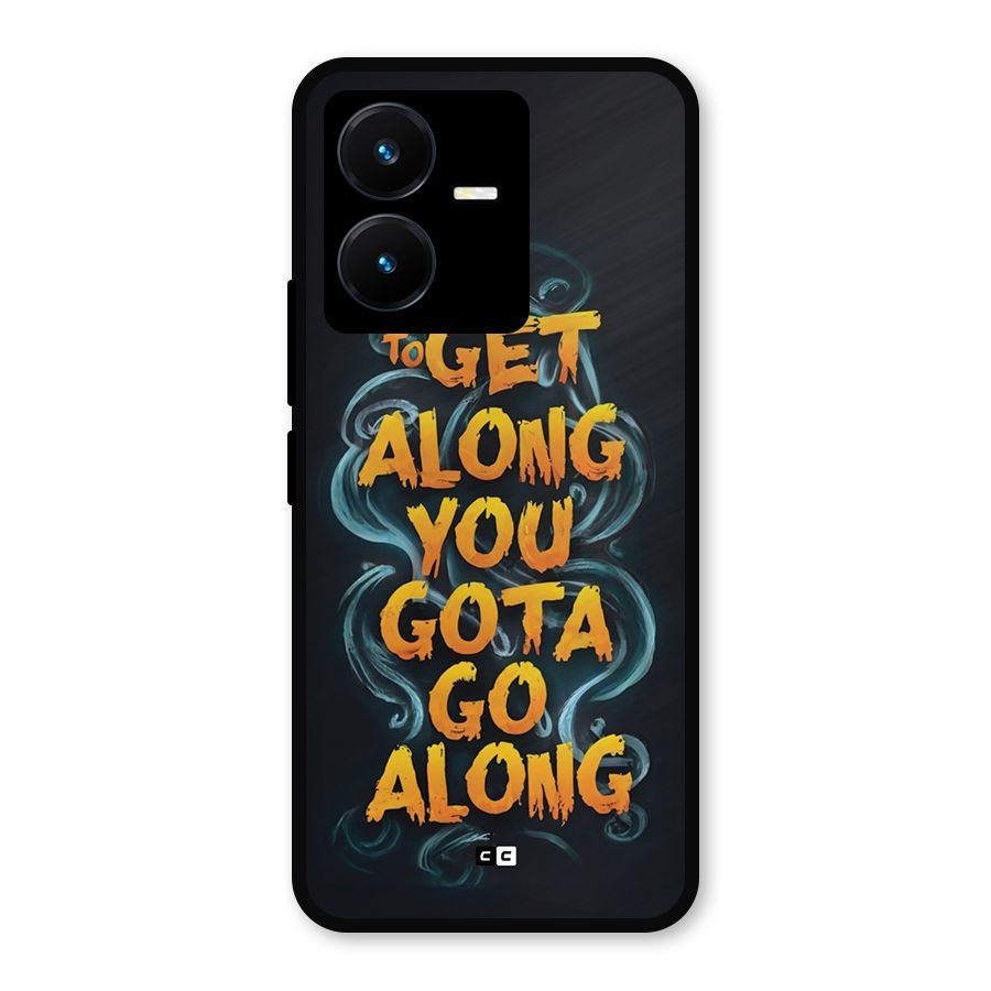 Gota Go Along Metal Back Case for Vivo Y22