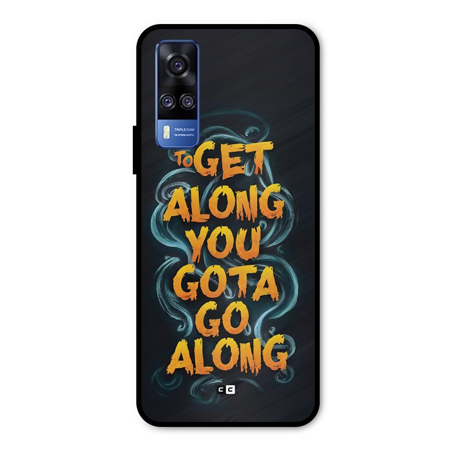 Gota Go Along Metal Back Case for Vivo Y51A
