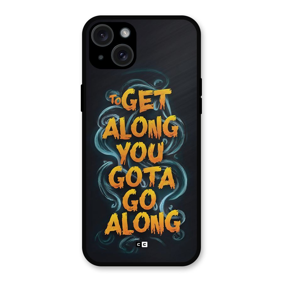Gota Go Along Metal Back Case for iPhone 15 Plus