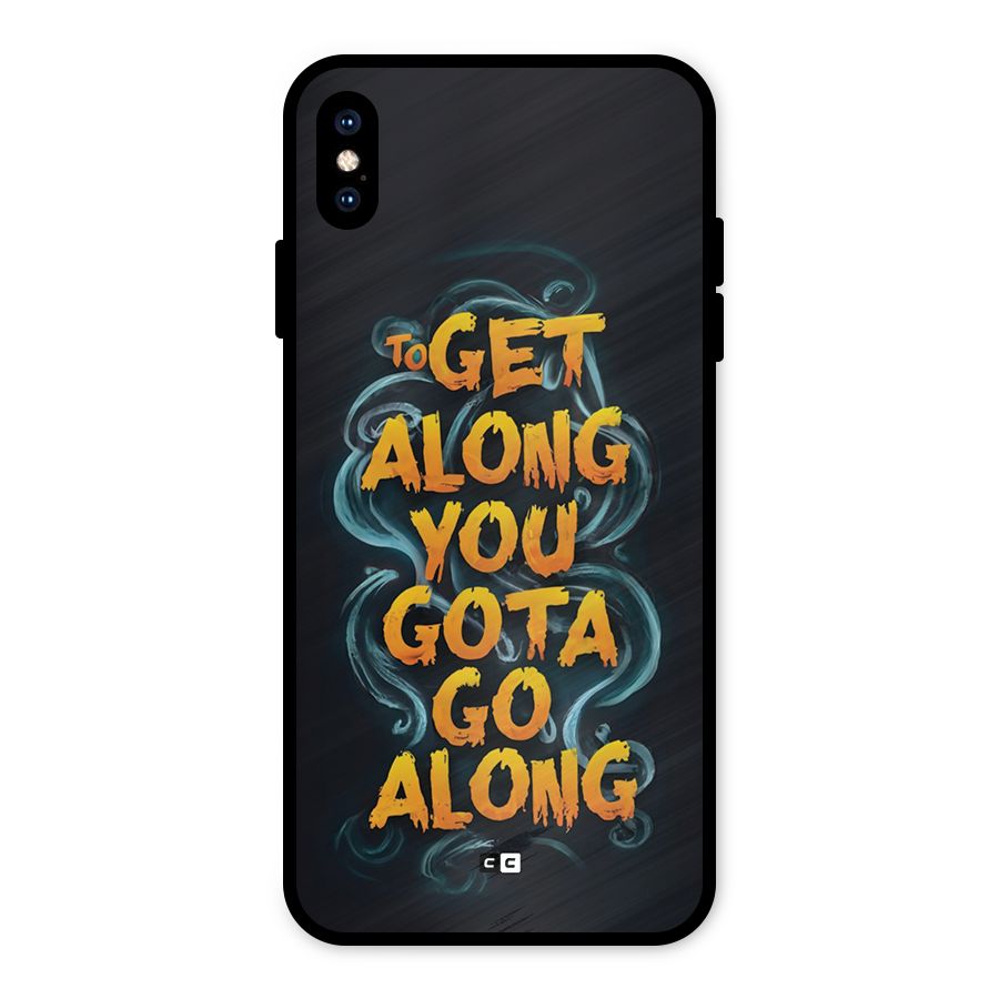 Gota Go Along Metal Back Case for iPhone XS Max
