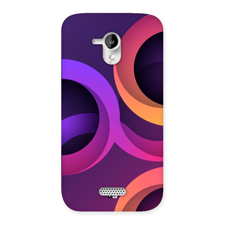 Gradient Rings Back Case for Canvas HD A116