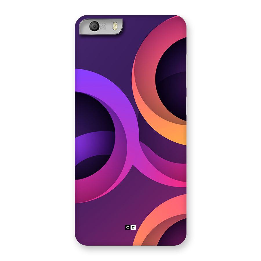 Gradient Rings Back Case for Canvas Knight 2