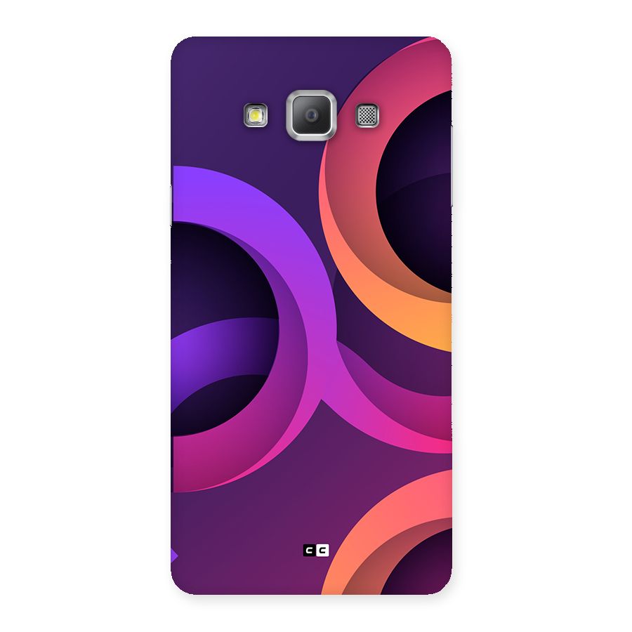 Gradient Rings Back Case for Galaxy A7