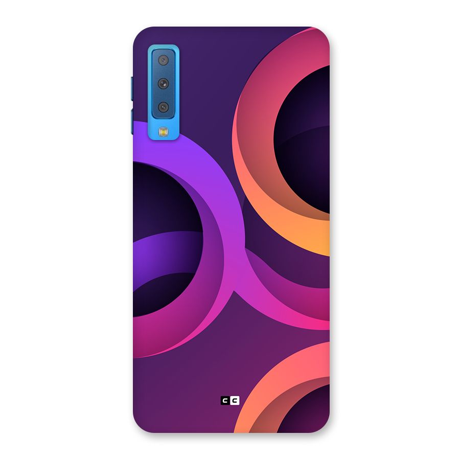 Gradient Rings Back Case for Galaxy A7 (2018)