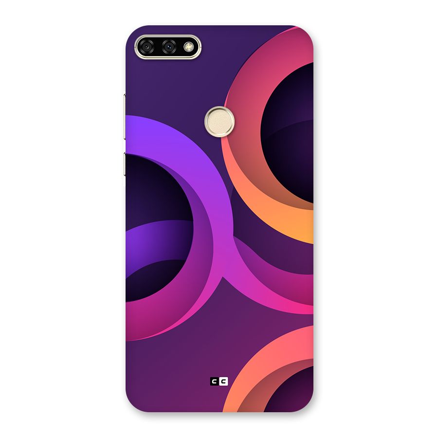 Gradient Rings Back Case for Honor 7A
